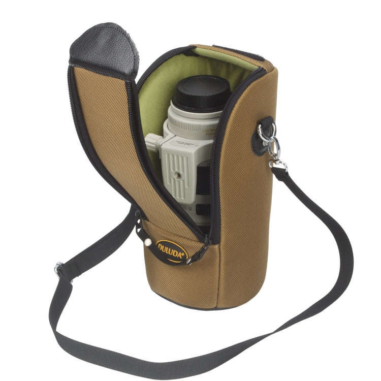DULUDA 302 Breathable Waterproof And Shockproof Telephoto Camera Lens Bag(Khaki)