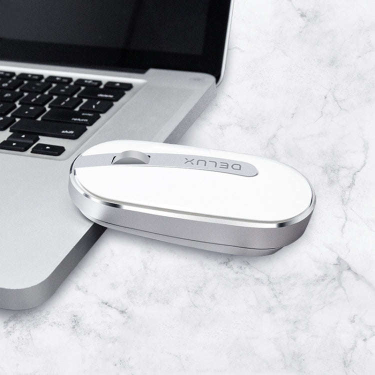DELUX M326 4 Keys Wireless Silent Mouse Portable Laptop Mouse