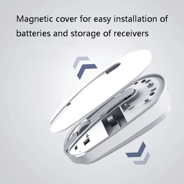 DELUX M326 4 Keys Wireless Silent Mouse Portable Laptop Mouse