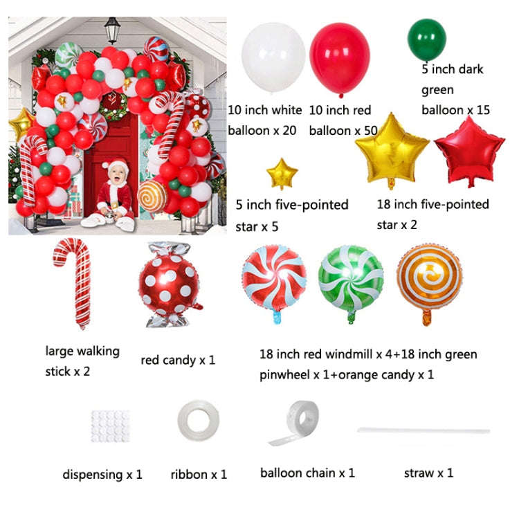 Christmas Decoration Arch Balloon Set, Style: Set 6