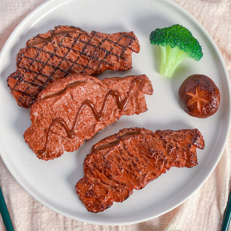Brushed Steak Simulation Food Model Photo Photography Props