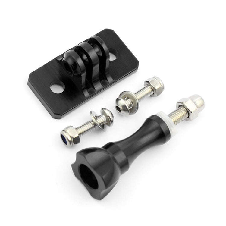 Aluminum Alloy Tripod Head Helmet Fixed Adapter Mount for GoPro Hero11 Black / HERO10 Black /9 Bl...