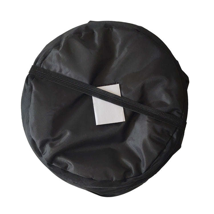 2 PCS Car Storage Bin Folding Car Trash Bin(Black No Print)