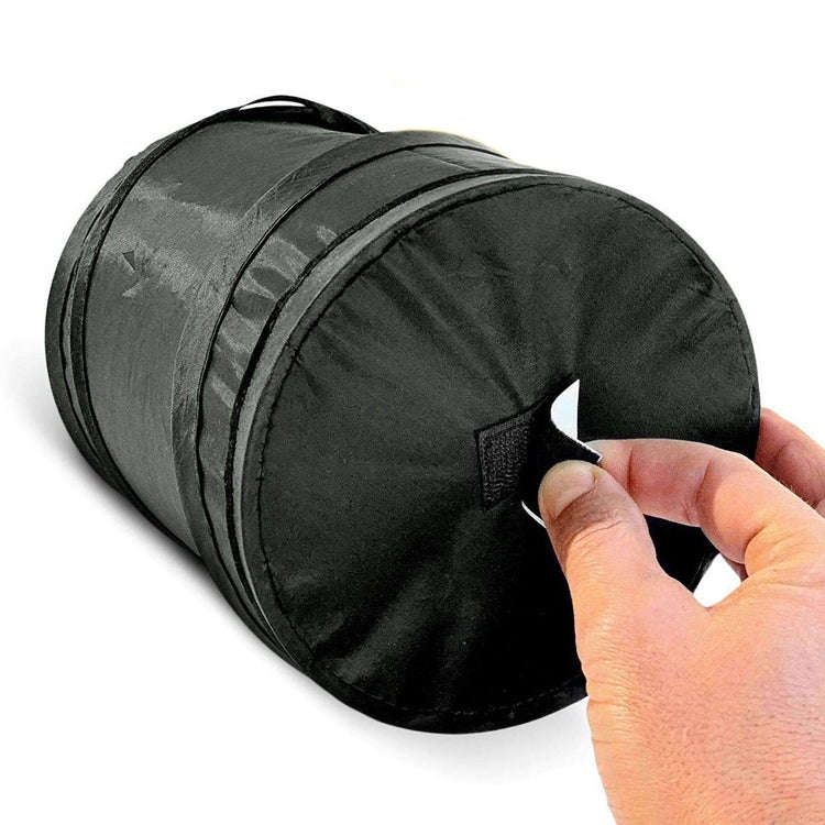2 PCS Car Storage Bin Folding Car Trash Bin(Black No Print)