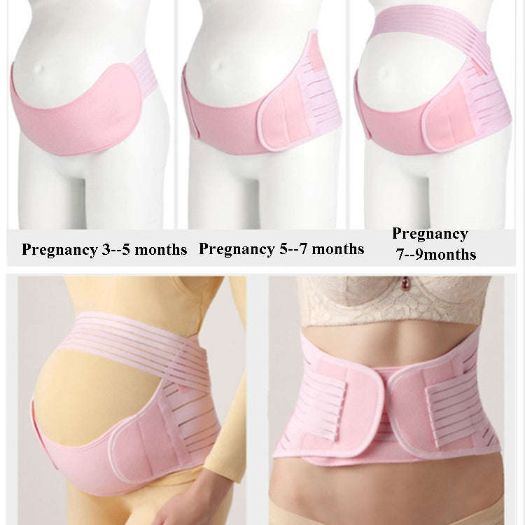 Prenatal Belly Support Three-Piece Breathable Belly Support Belt For Pregnant Women Before Childb...
