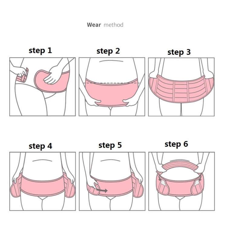 Prenatal Belly Support Three-Piece Breathable Belly Support Belt For Pregnant Women Before Childb...