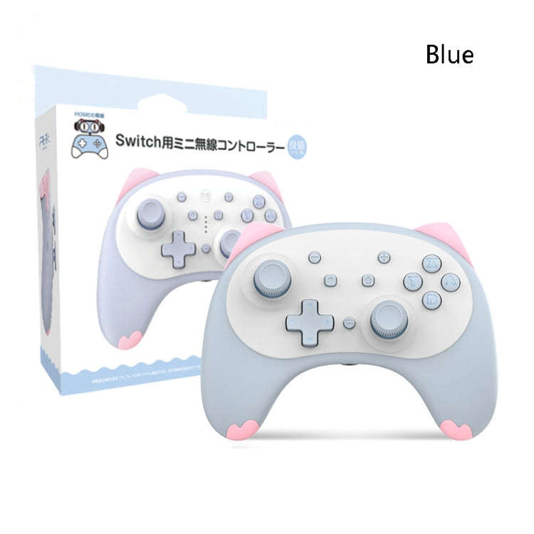 IINE Voice Wake-Up Bluetooth Handle Wireless Cat Shape Handle For Nintendo Switch(Blue)