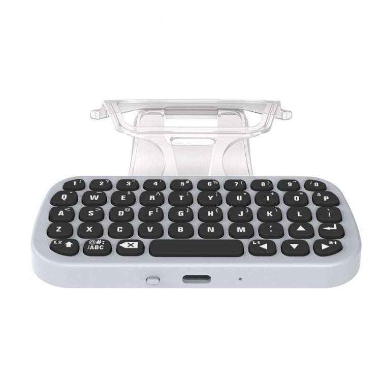DOBE TP5-0556 Bluetooth Keyboard Wireless Gamepad With Headphone Jack For PS5(White)