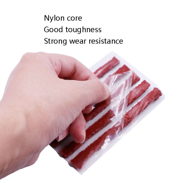 2sets Short Car Tire Repair Strip Set Vacuum Tire Tool Car Motorcycle Special Tire Tendon Strip(T...