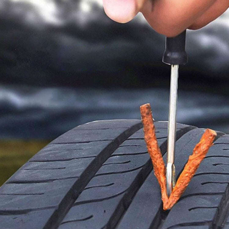 2sets Short Car Tire Repair Strip Set Vacuum Tire Tool Car Motorcycle Special Tire Tendon Strip(T...