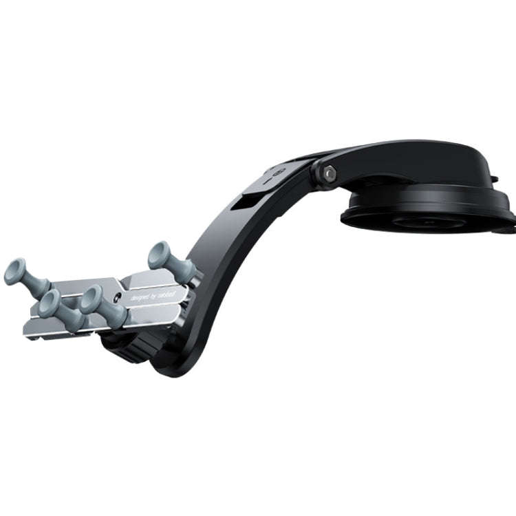 Oatsbasf Car Metal Gravity Mobile Phone Bracket Foldable Adjustment Stable Suction Cup Type Autom...