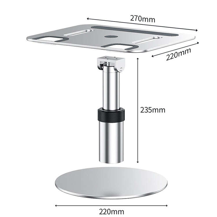 Oatsbasf 03597 Aluminum Alloy Notebook Heightening Bracket Notebook Computer Lifting Heat Dissipa...