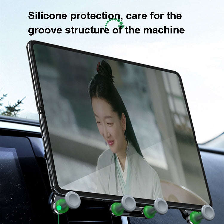 Oatsbasf Car Gravity Metal Bracket Scalable and Stable Mobile Phone Bracket Folding Screen Mobile...