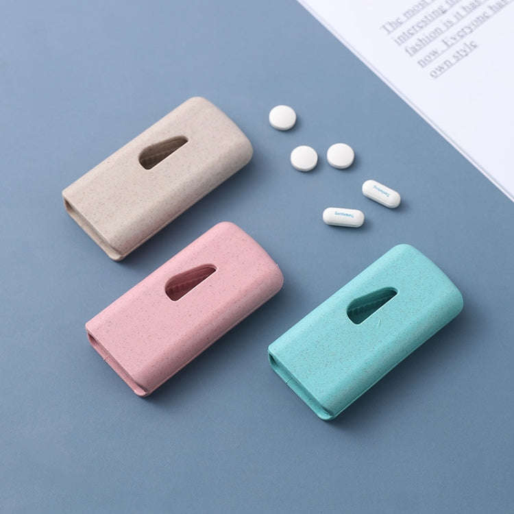 10 PCS JS010 Wheat Plastic Medicine Cutter Pill Divider(Pink)