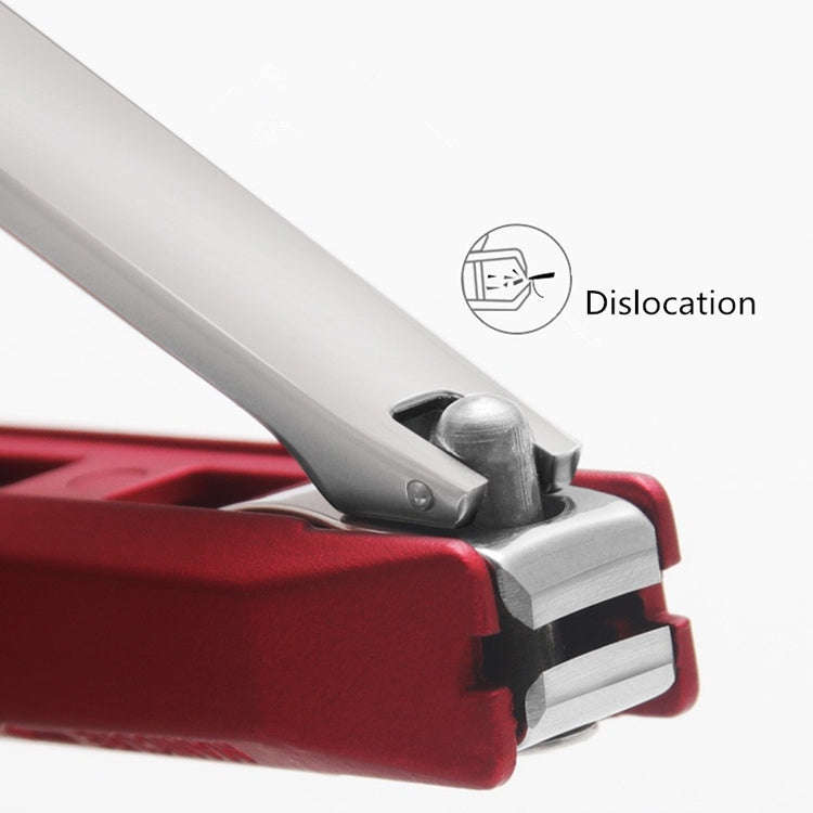Anti-splash Nail Clippers Multifunctional Mobile Phone Holder Nail Clippers,Style: Red
