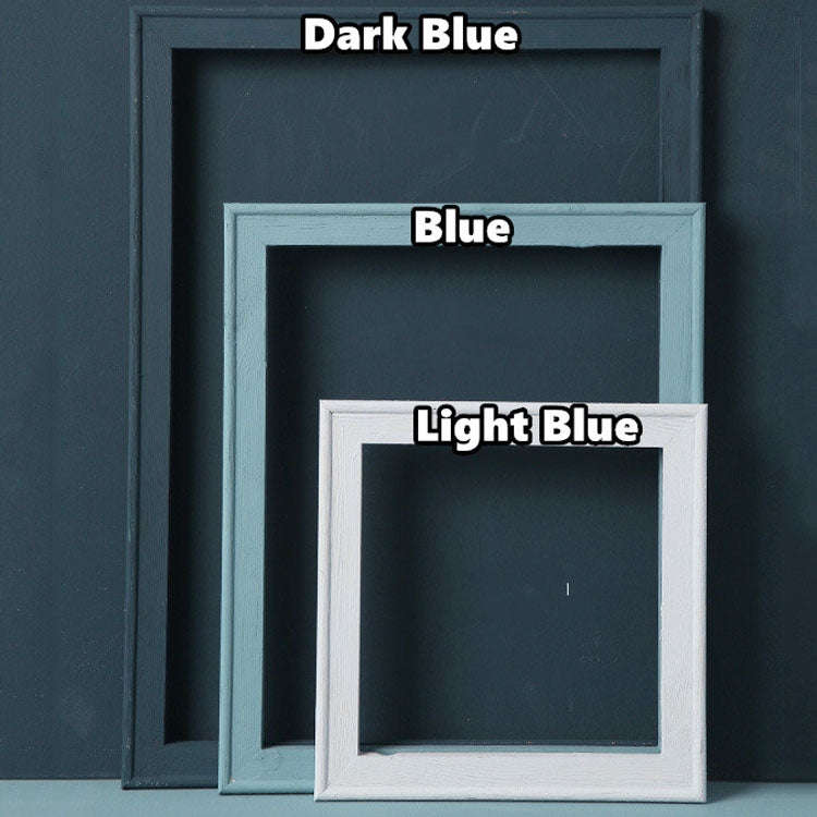 3 in 1 Different Sizes Morandi Color Wooden Photo Frame Series Color Spray Paint Photo Props Phot...