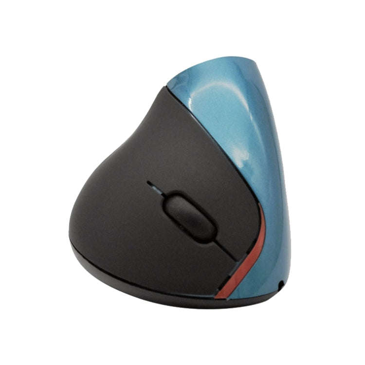 HH-111 5 Keys Wireless Vertical Charging Mouse Ergonomics Wrist Protective Mouse(Blue)
