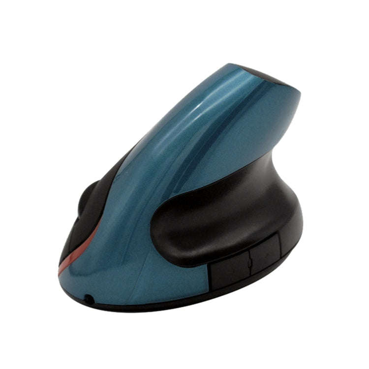 HH-111 5 Keys Wireless Vertical Charging Mouse Ergonomics Wrist Protective Mouse(Blue)