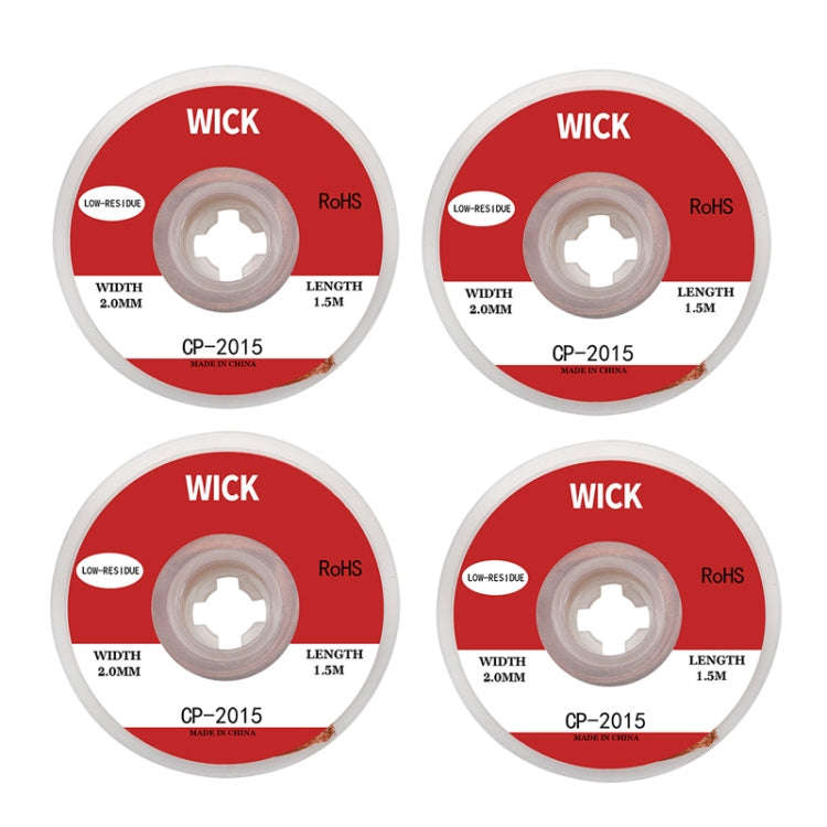 4 PCS Silk Wire Deficiency Tin With Low Residue Strip BGA To Remove Tin Welding Strip Electronic ...