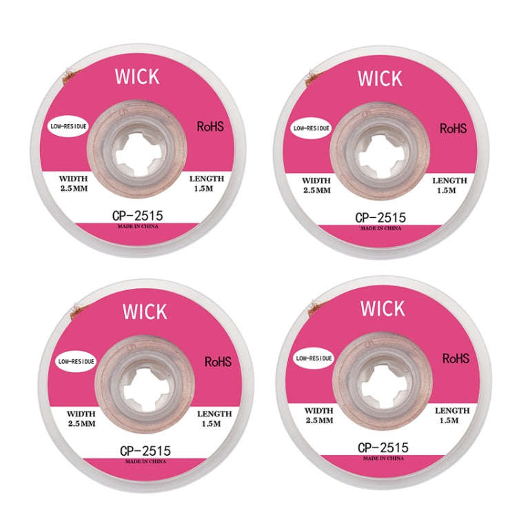 4 PCS Silk Wire Deficiency Tin With Low Residue Strip BGA To Remove Tin Welding Strip Electronic ...