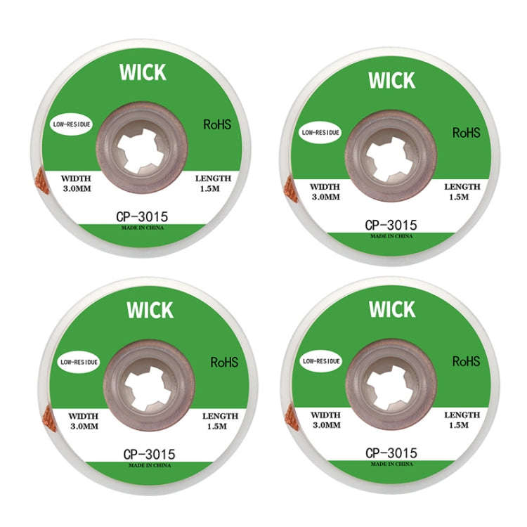 4 PCS Silk Wire Deficiency Tin With Low Residue Strip BGA To Remove Tin Welding Strip Electronic ...