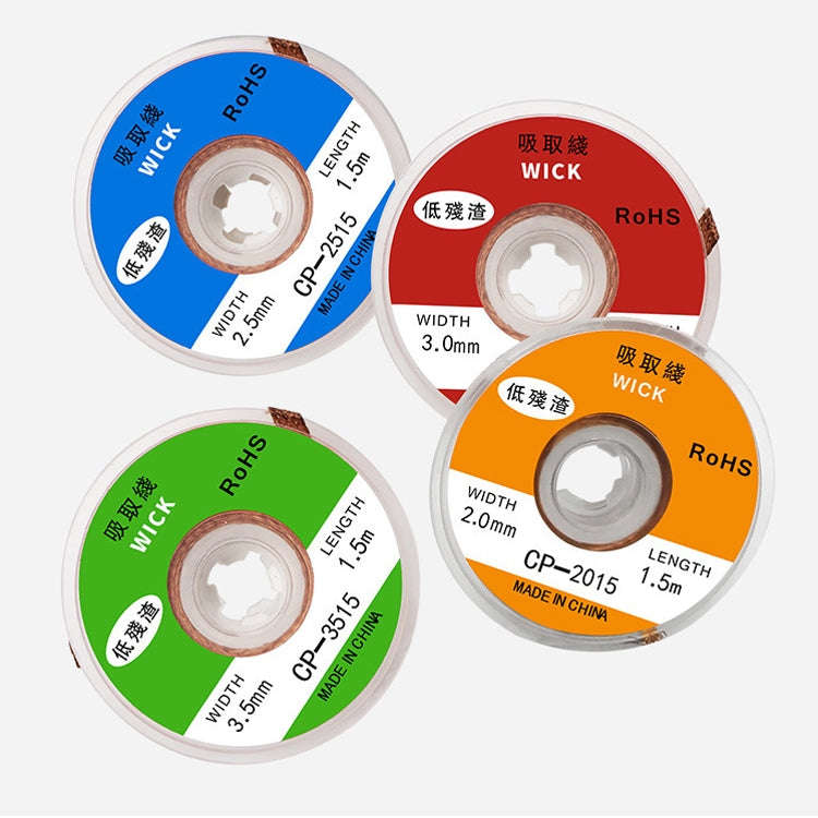 4 PCS Silk Wire Deficiency Tin With Low Residue Strip BGA To Remove Tin Welding Strip Electronic ...