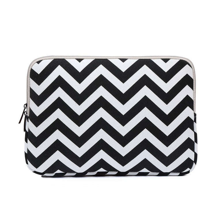 LiSEN LS-525 Wavy Pattern Notebook Liner Bag, Size: 14 inches(Black)