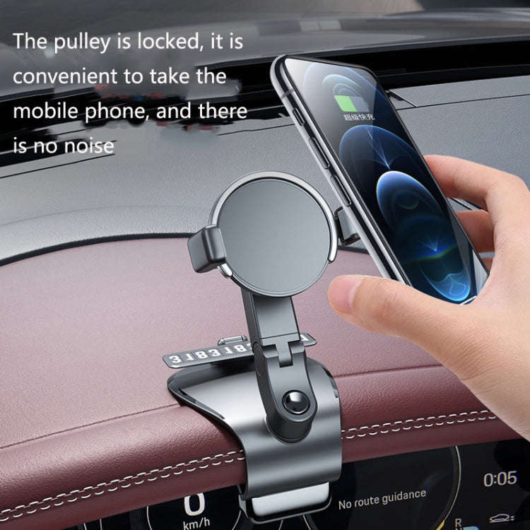 ZJ088 Car Mobile Phone Bracket Car Central Control Instrument Panel Rearview Mirror Multifunction...