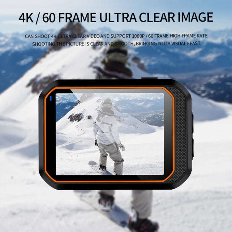 SC002-12 4K Outdoor Sports Camera WiFi Diving Waterproof Mini Camera(Black)