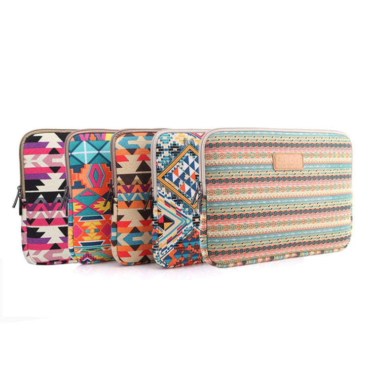 LiSEN LS-518 Lingge Pattern Laptop Computer Liner Bags, Size: 14 inch(Blue Pattern Diamond Lattice)
