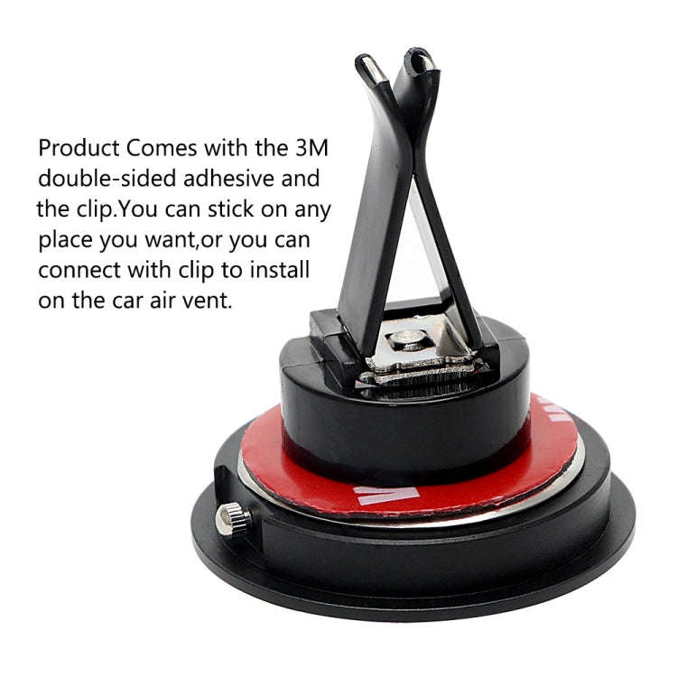 Car Clock Night Light Electronic Clock Car Decoration Quartz(Black Border)