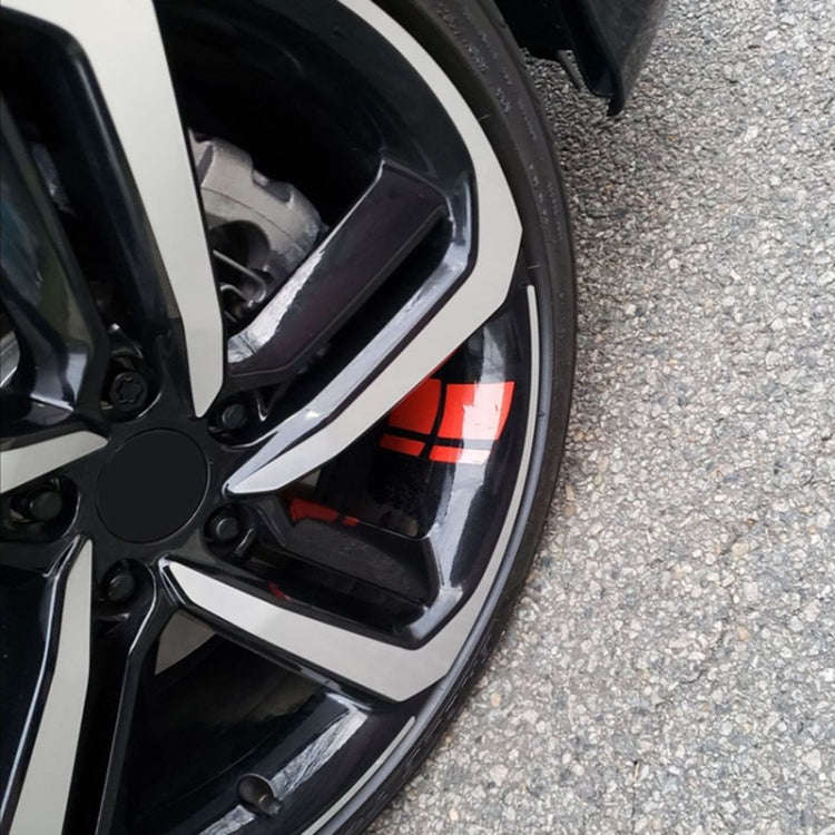 3 Sets Car Wheel Reflective Stickers 18-21 Inch General Decorative Sticker Line Sticker(White)