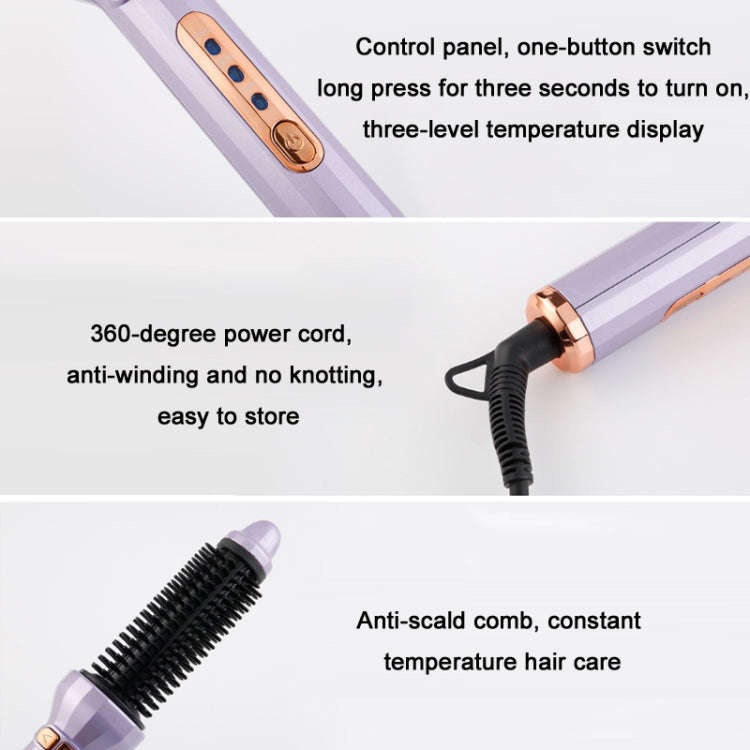 Lazy Household Ceramic Automatic Curling IronCN Plug(AE-504 Purple)
