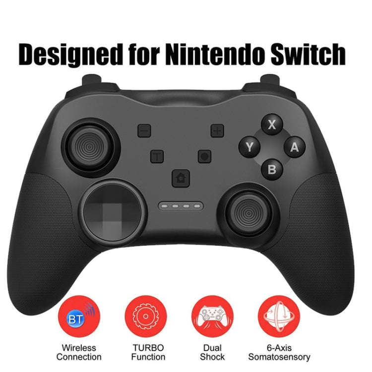 MB-S819 Wireless Bluetooth Game Console Handle With Wake-Up Vibrating Gyroscope For Nintendo Swit...