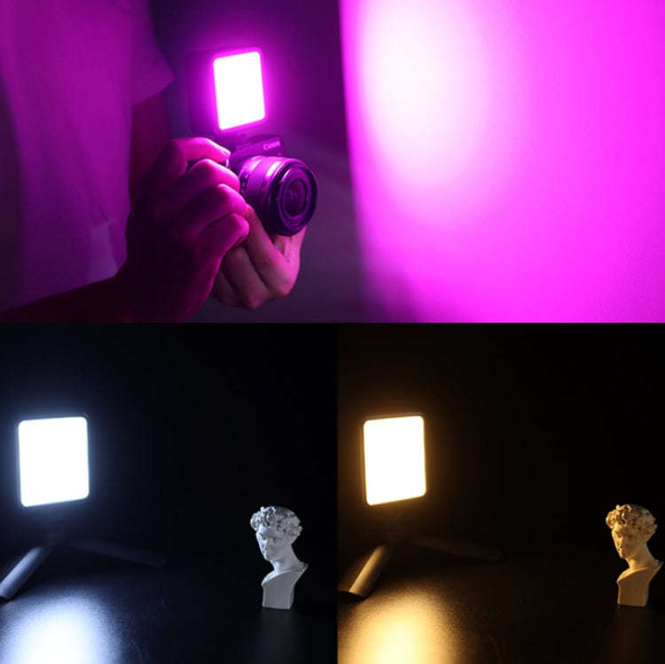 Ulanzi VL49 RGB Small LED Video Fill Light 6W Vlog Photography Beauty Light(Black)