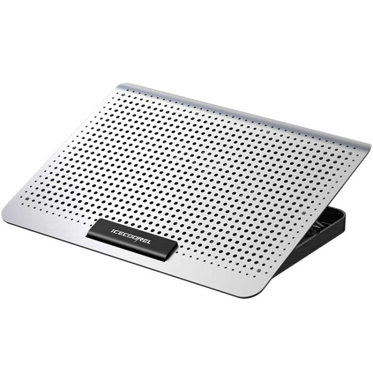ICE COOREL Laptop Aluminum Alloy Radiator Fan Silent Notebook Cooling Bracket, Colour: Six-Fan Sp...