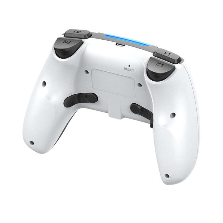 Bluetooth Wireless Six-Axis Programmable Dual-Vibration Gamepad For PS4(Red)