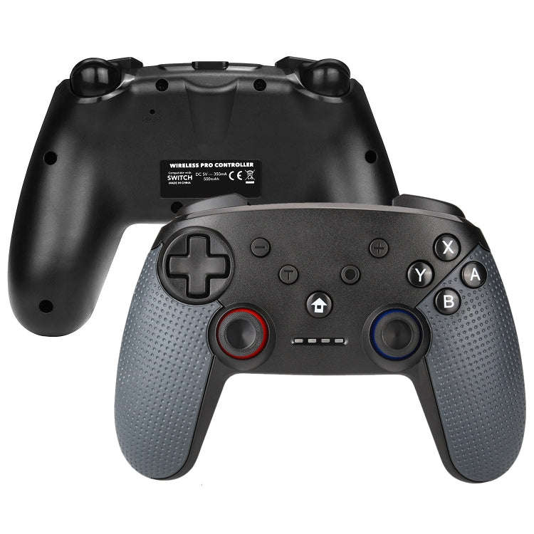 Bluetooth Wireless Gamepad  Built-In Dual Motors With TURBO Function Suitable For Switch Pro(Black)