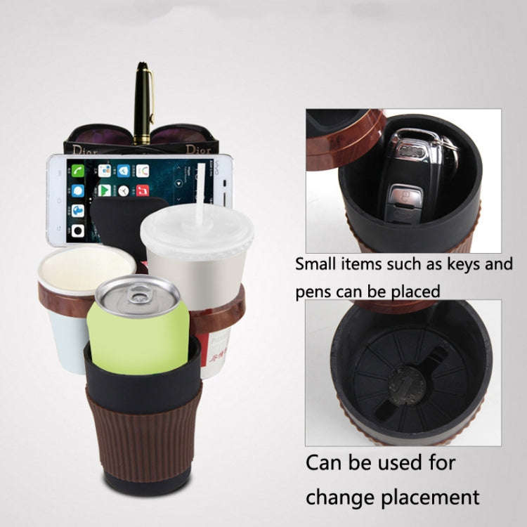 SUITU R151-4 Car Air Outlet Storage Water Cup Holder Mobile Phone Navigation Multi-function Stora...