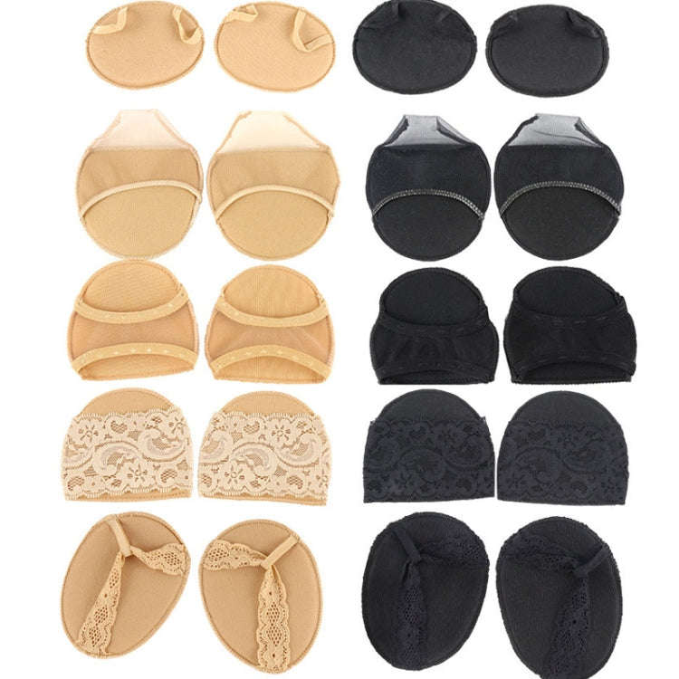 5 Pairs Invisible And Comfortable Sponge Thickened Half Pad Sweat-Absorbent And Breathable Forefo...
