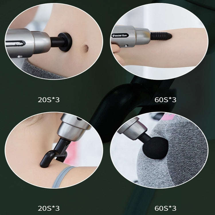 Fascia Massager Mini Electric Muscle Massager Portable Fitness Muscle Relaxing Massager Button(Su...