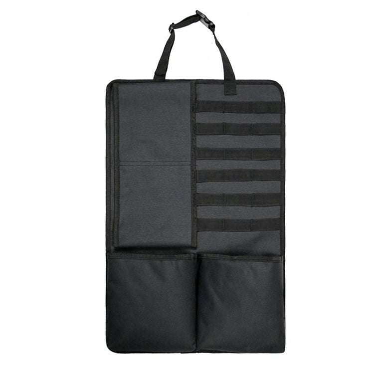 2 PCS Car Seat Back Hanging Bag Oxford Cloth Storage Bag(Black)