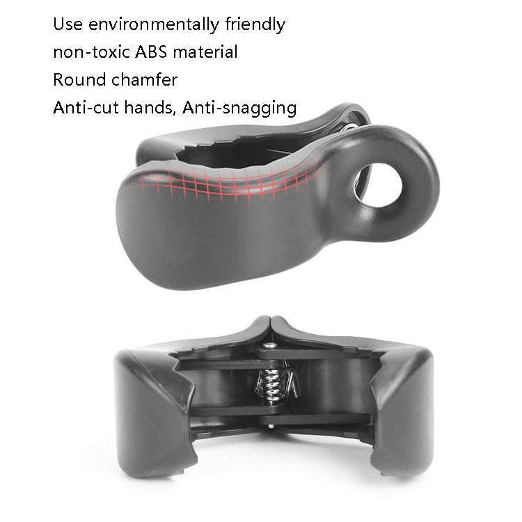 J4065 Baby Car Blanket Clip Baby Safety Basket Anti-Kick Quilt Clip, Colour: 2 PCS (Gray)