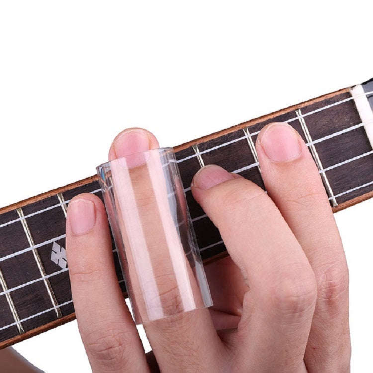 M02219 4 in 1 Plexiglass Slid Bar + Stainless Steel Slid Bar + Celluloid Guitar Finger Pick + Pla...
