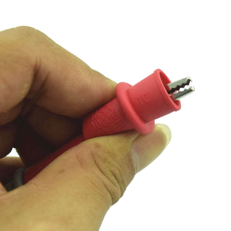 10 Pairs Multimeter Crocodile Clip Capacitor Clip Cover Pen Universal Accessories Connector Test ...