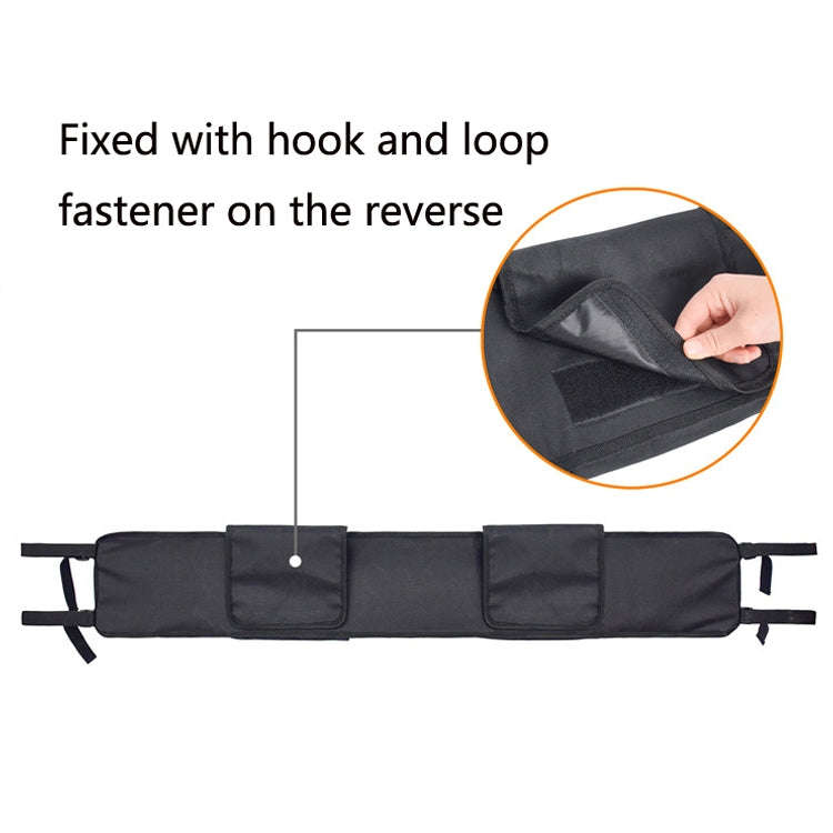 Large-Capacity Car Outdoor Bag Practical And Wear-Resistant Riding Front Bag(Black)