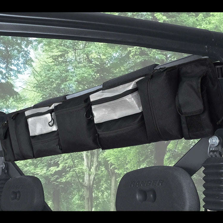Large-Capacity Car Outdoor Bag Practical And Wear-Resistant Riding Front Bag(Black)