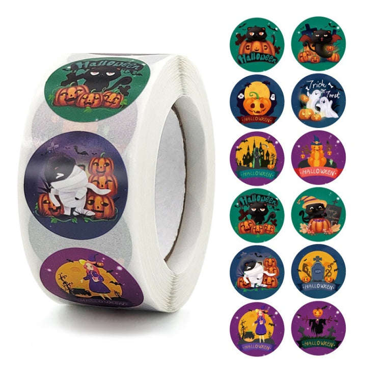 Halloween Childrens Toy Stickers Gift Decoration Gift Sealing Stickers, Size: 2.5cm / 1 Inch(K-89...