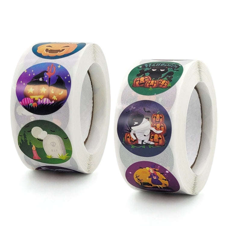Halloween Childrens Toy Stickers Gift Decoration Gift Sealing Stickers, Size: 2.5cm / 1 Inch(K-89...