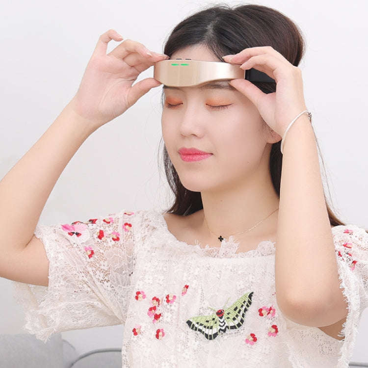 Head Massager Wireless Micro Current Intelligent EMS Sleeper(Gold)
